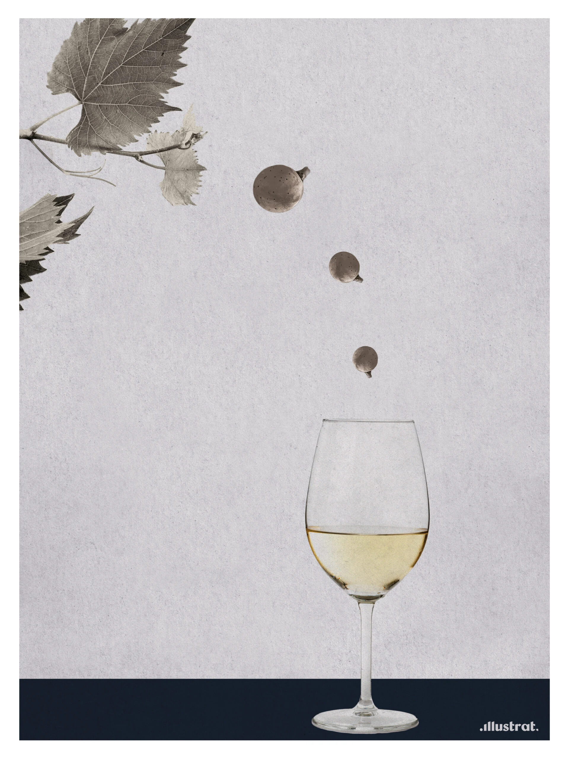 Affiche vintage plouf