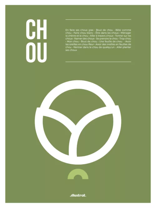 Affiche mini chou