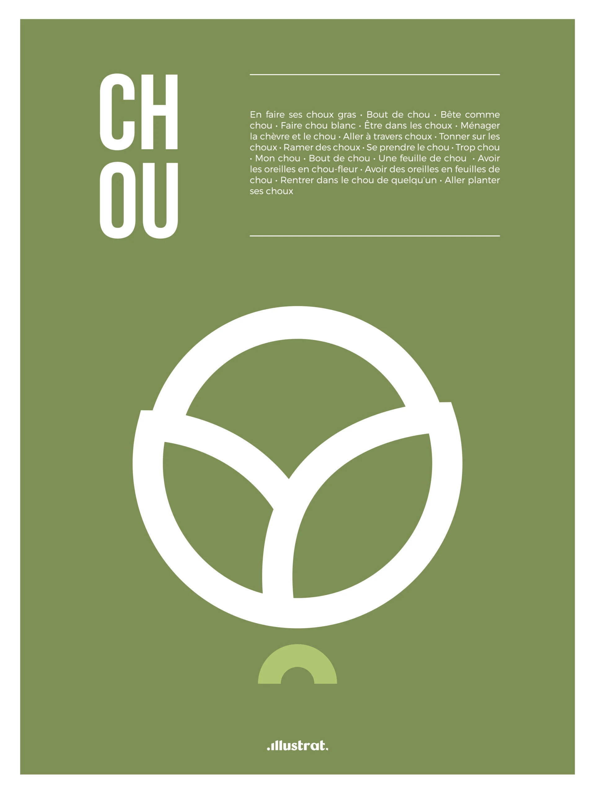 Affiche mini chou